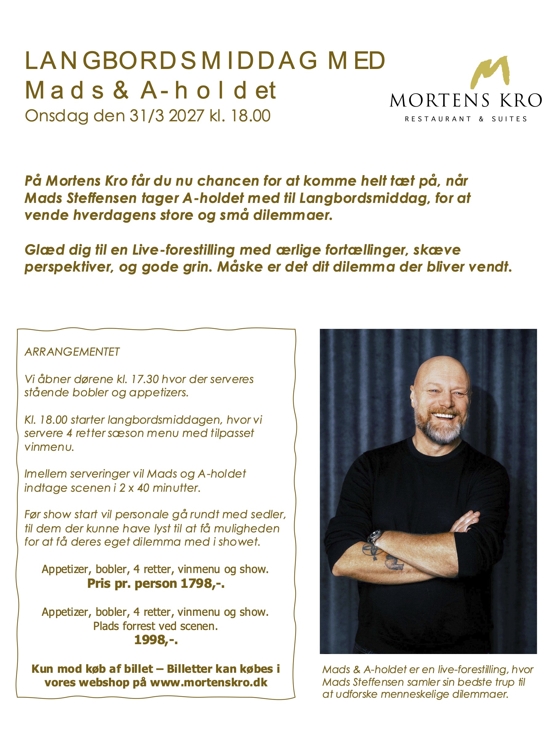 MADS & A HOLDET - Langbords middag